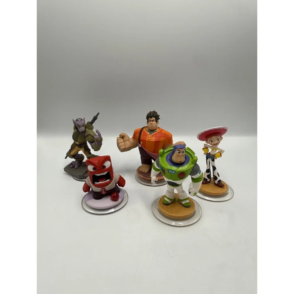Disney Infinity Figure Lot Buzz Lightyear Jessie Ralph Anger Zeb Orrelios 3.0